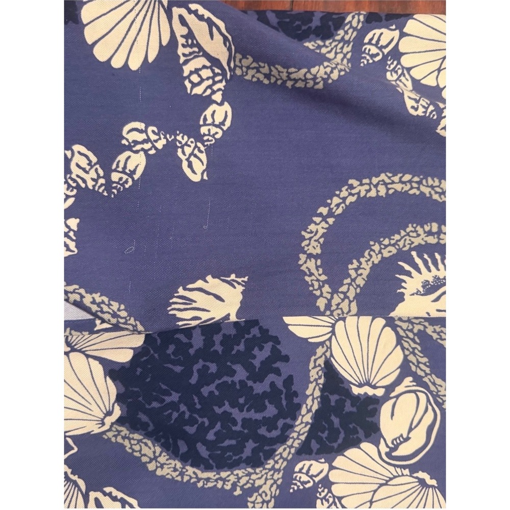 Tommy Bahama 2 Mens XXL Silk Tropical Camp Shirts Blue Purple Shells Palm - Picture 8 of 13